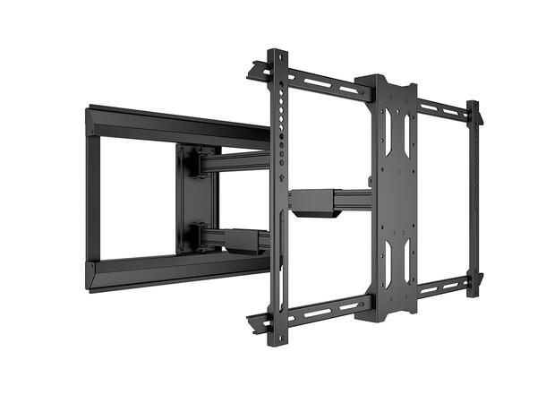 Multibrackets Veggfeste Pro single HD Svart, 600x400, 50Kg, Offset, 7-60cm 