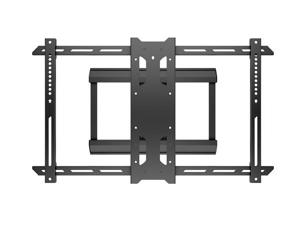 Multibrackets Veggfeste Pro single HD Svart, 600x400, 50Kg, Offset, 7-60cm 