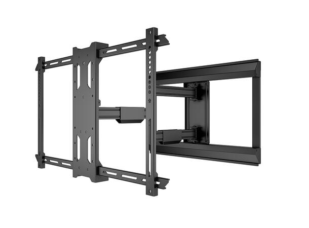 Multibrackets Veggfeste Pro single HD Svart, 600x400, 50Kg, Offset, 7-60cm 