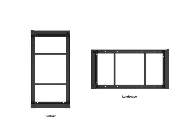 Multibrackets Veggfeste Samsung OH55F-A Sort, VESA 1186*560, 63Kg 