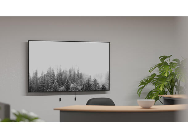 Multibrackets Veggfeste tilt Small Sort, 24-55",200x200, 50kg 