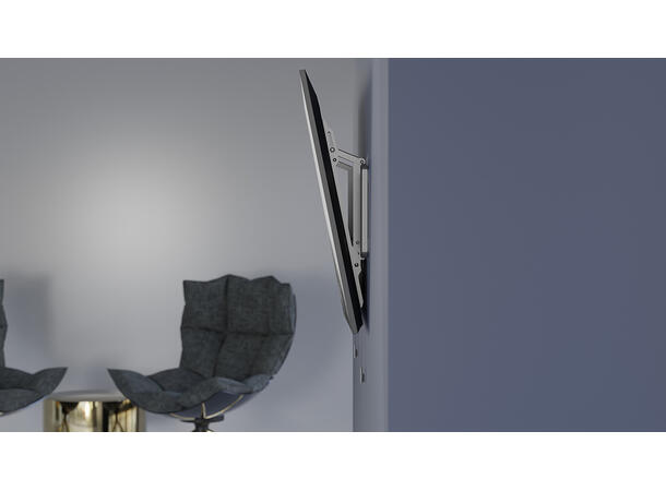 Multibrackets Veggfeste tilt Small Sort, 24-55",200x200, 50kg 