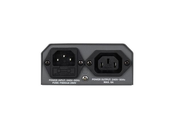 TRANSCENSION CS2 DMX-splitter DMX inn til 2 ut, 3 pin XLR. Euro inn/ut 