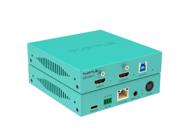 Turtle AV Boardroom Buddy HDMI TX 4K60, USB 3.2 Gen 1 2.5Gbps Data 
