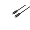 Elivi Thunderbolt 4 kabel 2 m 240W | 40Gbps | Svart