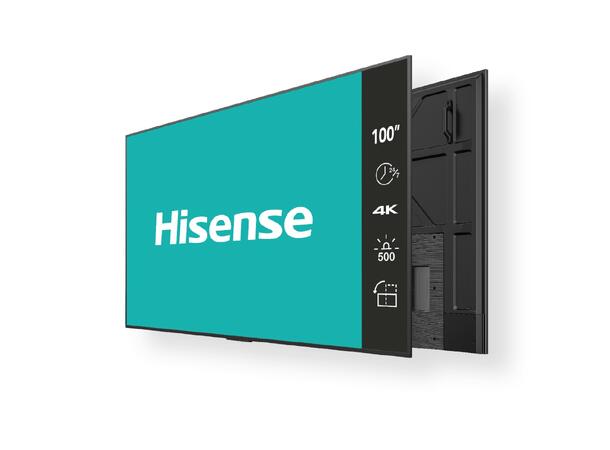 Hisense 100" 24/7 UHD 4K 500 nits Android 9.0 Portrait &Landscape 