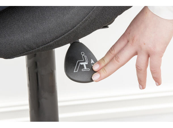 KENSON Balansestol Flexsadle Svart | Trekantsete 