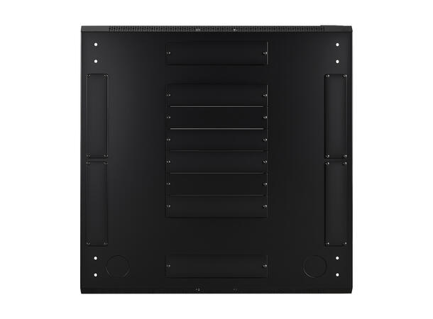 LinkIT Nettverksskap 37U svart B800xD800xH1761 , glass - delt perf 