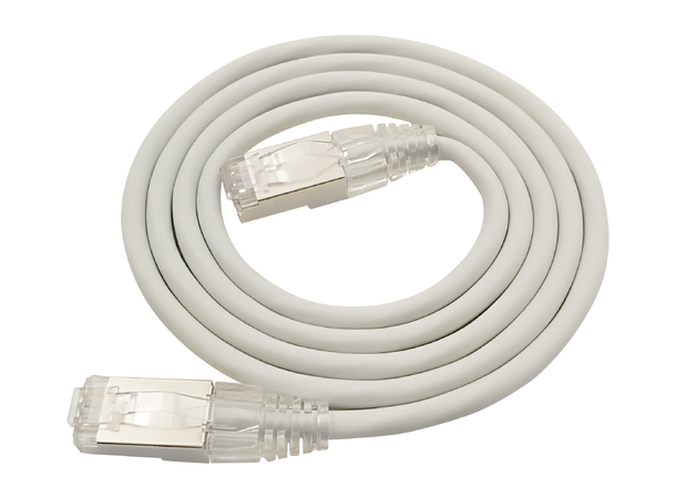 LinkIT SlimPatch U/FTP Cat6a grå 10m AWG 28/7 , LSZH , 4.8mm 
