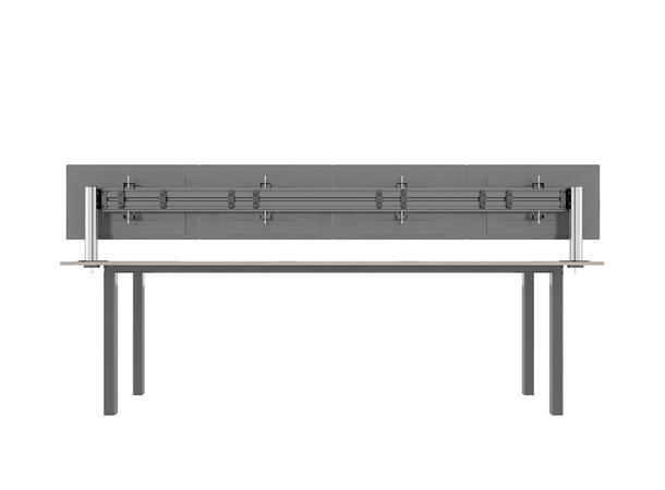 Multibrackets Deskmount Pro MBDM4X1U Sølv. 100x100, 20Kg, 4x 15"-32" 