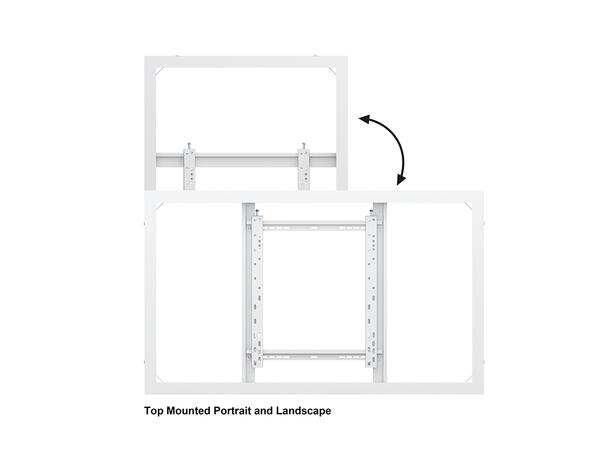Multibrackets Pro Series - Enclosure 50" Medium B2B White 