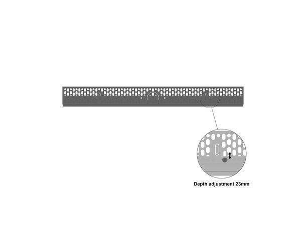 Multibrackets Pro Series - Enclosure 55" Wire F2C Medium Black* 