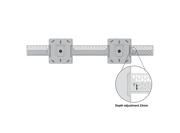 Multibrackets Pro Series - Enclosure 75" Ceiling Large White* 