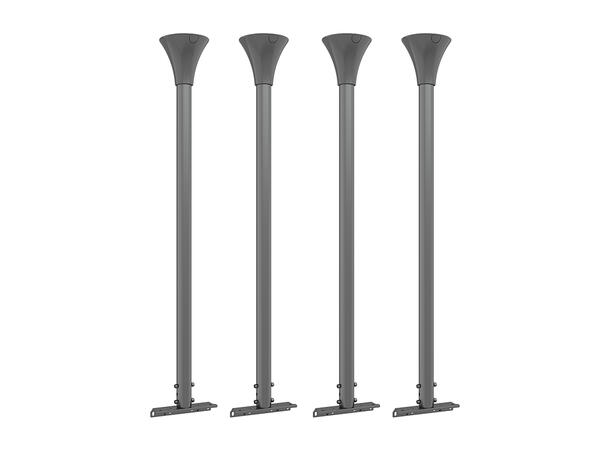 Multibrackets Pro Series - Floor to Ceil ing Kit Large Black* 