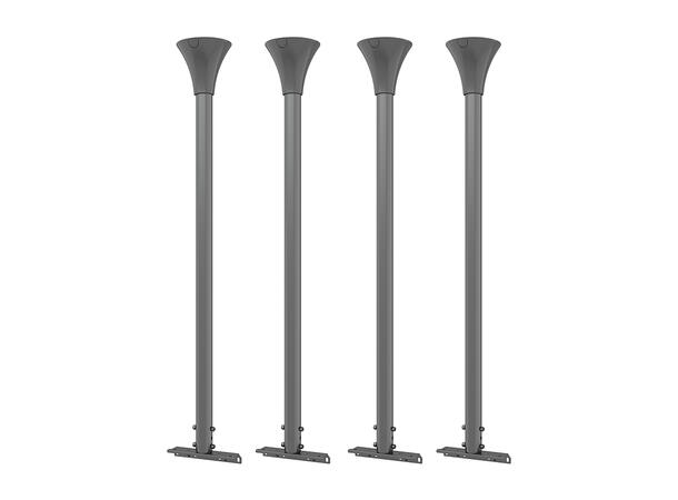 Multibrackets Pro Series - Floor to Ceil ing Kit Large Black* 