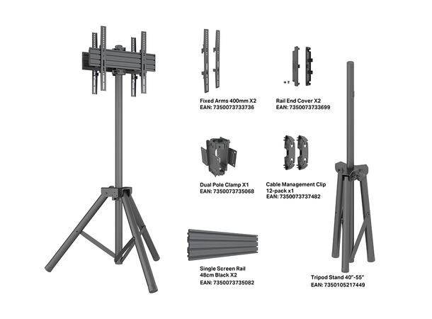 Multibrackets Pro Series - Tripod Stand B2B 32¨-75¨* 