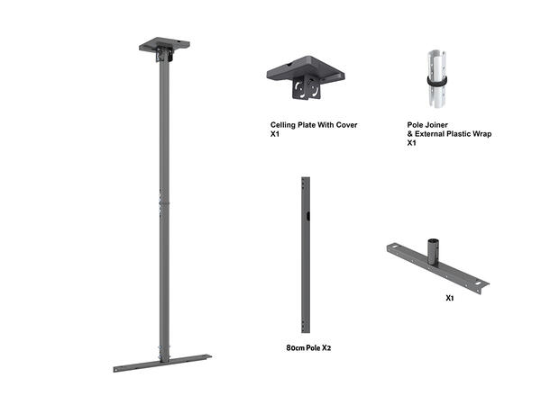 Multibrackets Pro Series takfeste 49"-65 Takfeste for 49"-65 kabinett 