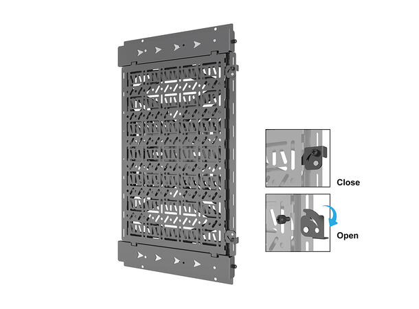 Multibrackets Pro Slide Panel Media Storage 