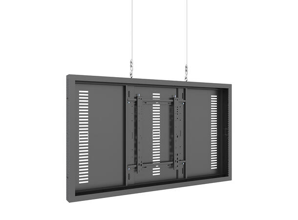 Multibrackets Pro kabinett vajer 55" Svart, 25Kg, 600x400 