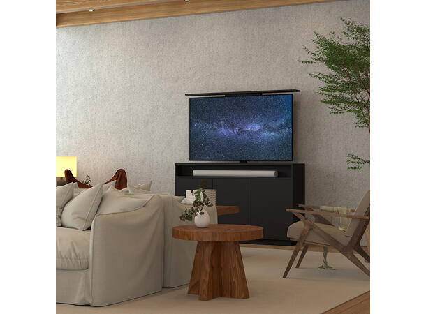 Multibrackets TV heis kabinett 65" Svart, 50Kg, VESA 600400 