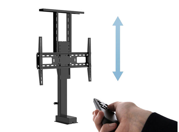 Multibrackets TV heis motorisert XL Svart | 60Kg | 600x400 | 37"-80" 