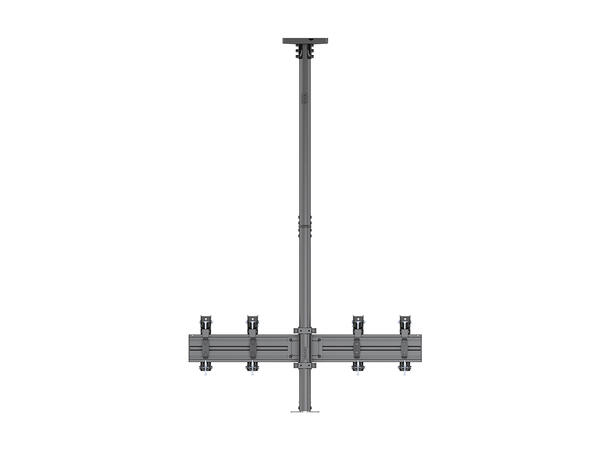Multibrackets Takfeste MBC2X1U CCTV Svart | 200x200 | 30Kg | 58-155cm 