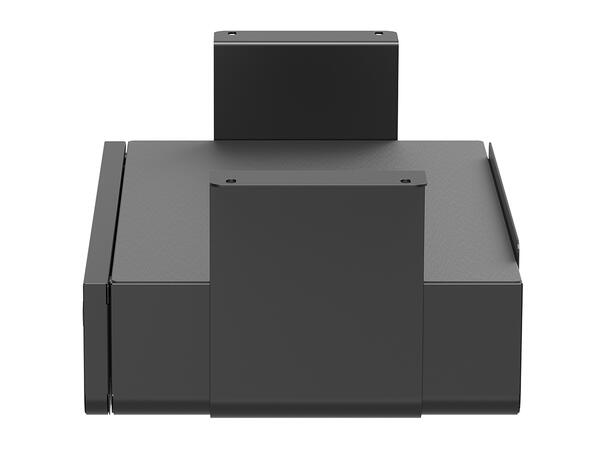 Multibrackets Under Desk Drawer Lockable Black with Shelf 