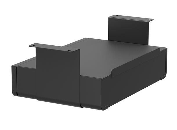 Multibrackets Under Desk Drawer Lockable Black with Shelf 