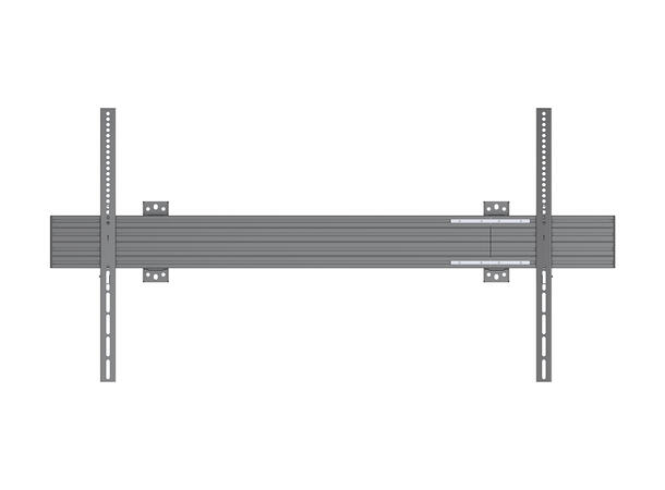 Multibrackets Veggfeste Pro MBW1U 1000 F Svart, 1000x600, 70Kg 
