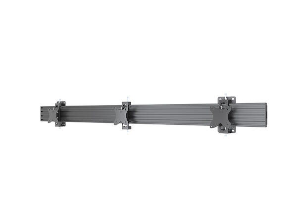 Multibrackets Veggfeste Pro MBW3U Tilt Svart, vesa 75-100, maks10Kg per skjerm 