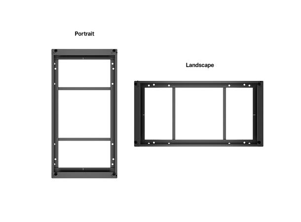 Multibrackets Veggfeste Samsung OH46F-A Sort, VESA 995*500, 48Kg 