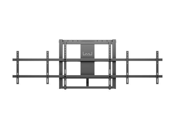 Multibrackets Veggfeste motorisert 140Kg Svart 50 cm justering, 2x84" Dual 