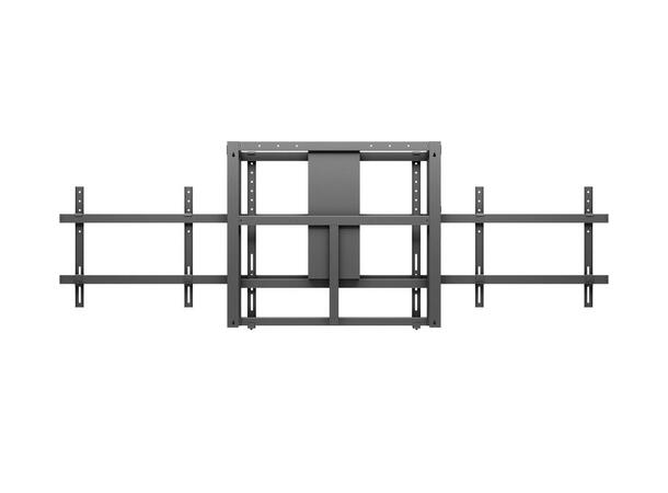 Multibrackets Veggfeste motorisert 140Kg Svart 50 cm justering, 2x84" Dual 