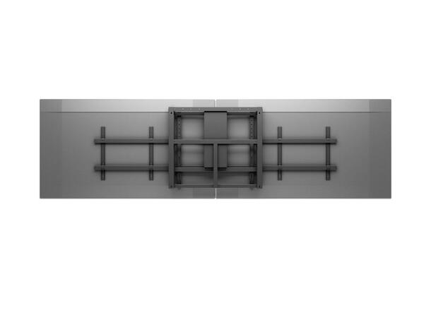 Multibrackets Veggfeste motorisert 140Kg Svart 50 cm justering, 2x84" Dual 