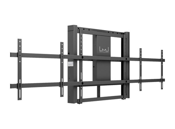 Multibrackets Veggfeste motorisert 140Kg Svart 50 cm justering, 2x84" Dual 