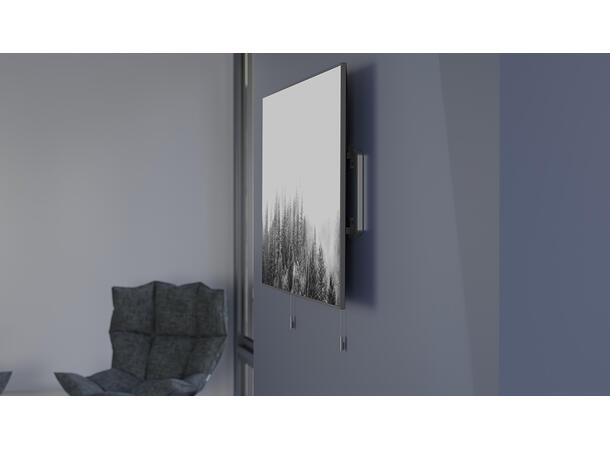 Multibrackets Veggfeste tilt medium Svart, 32-65", Maks 50kg, VESA 400x400 