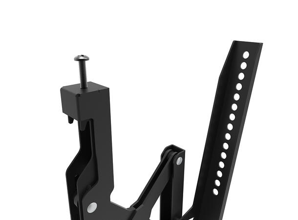 Multibrackets veggfeste pushout tilt 600 Svart, 43-85", 60kg, VESA 600x400 