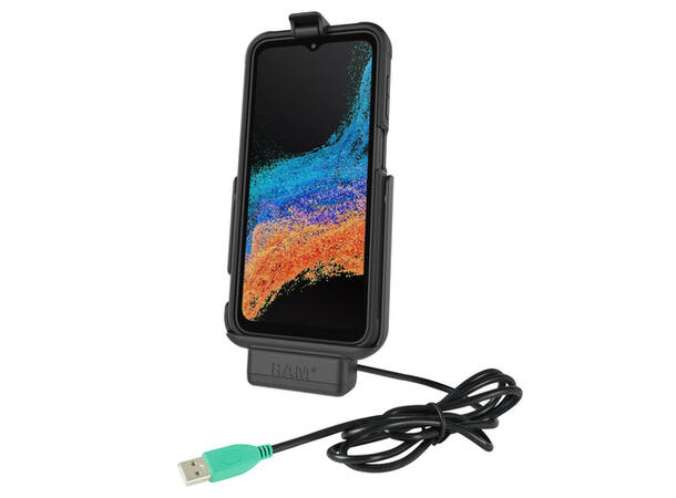 RAM EZ-Roll'r™ Powered Dock for XCover 7 & 6 Pro with OEM or RAM® Skin™ 