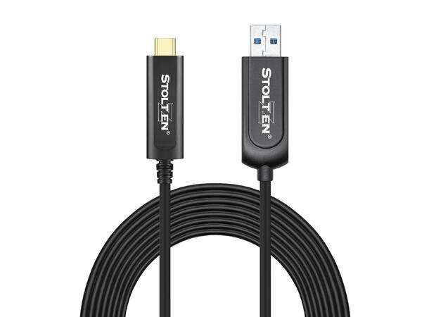 Stoltzen AOC USB 3.2 10 Gbps A-C 40 m Gen 2 | Compatible with 3.0/2.0