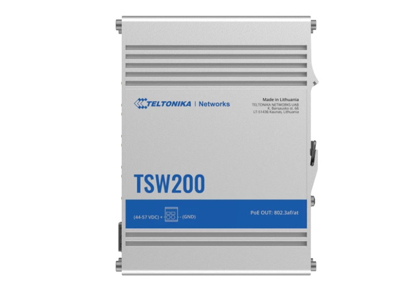 Teltonika TSW200 without DIN rail INDUSTRIAL UNMANAGED POE+ SWITCH