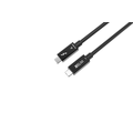 Elivi Thunderbolt 4 kabel 3 m 240W | 40Gbps | Svart
