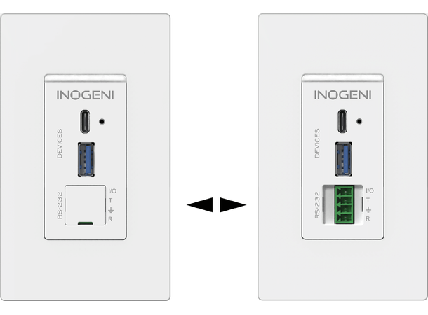 Inogeni U-BRIDGE 3 WP wall plate for any USB 3.0 device 