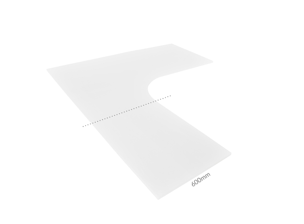 KENSON Addon Table Top Hvit |  60x60 cm 