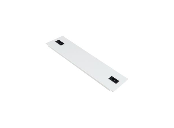 Lande 19" Blindpanel 3U Stål , m/låseklips , Grå 