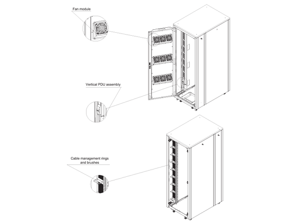 Lande SOUNDproof 42U W750xD1130xH2110mm | 750kg | Cherry 