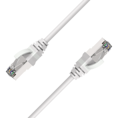 LinkIT ColorFlex Cat6a Grey SlimPatch | AWG 28 | LSZH | OD 5.2mm