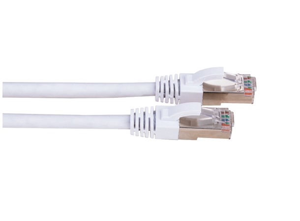 LinkIT Patch S/FTP Cat6 hvit 10m AWG 27/7 , LSZH 
