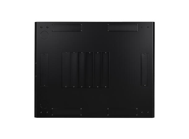 LinkIT Serverskap 42U svart B800xD1000xH1983, perforert - delt perf 