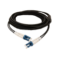 LinkIT fiber outdoor 2 x LC/LC OS2 800m TPU kappe, duplex, 9/125, svart