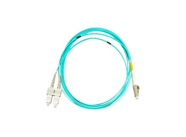 LinkIT fibersnor OM3 LC/SC 1.5m Duplex , MM , LSZH 